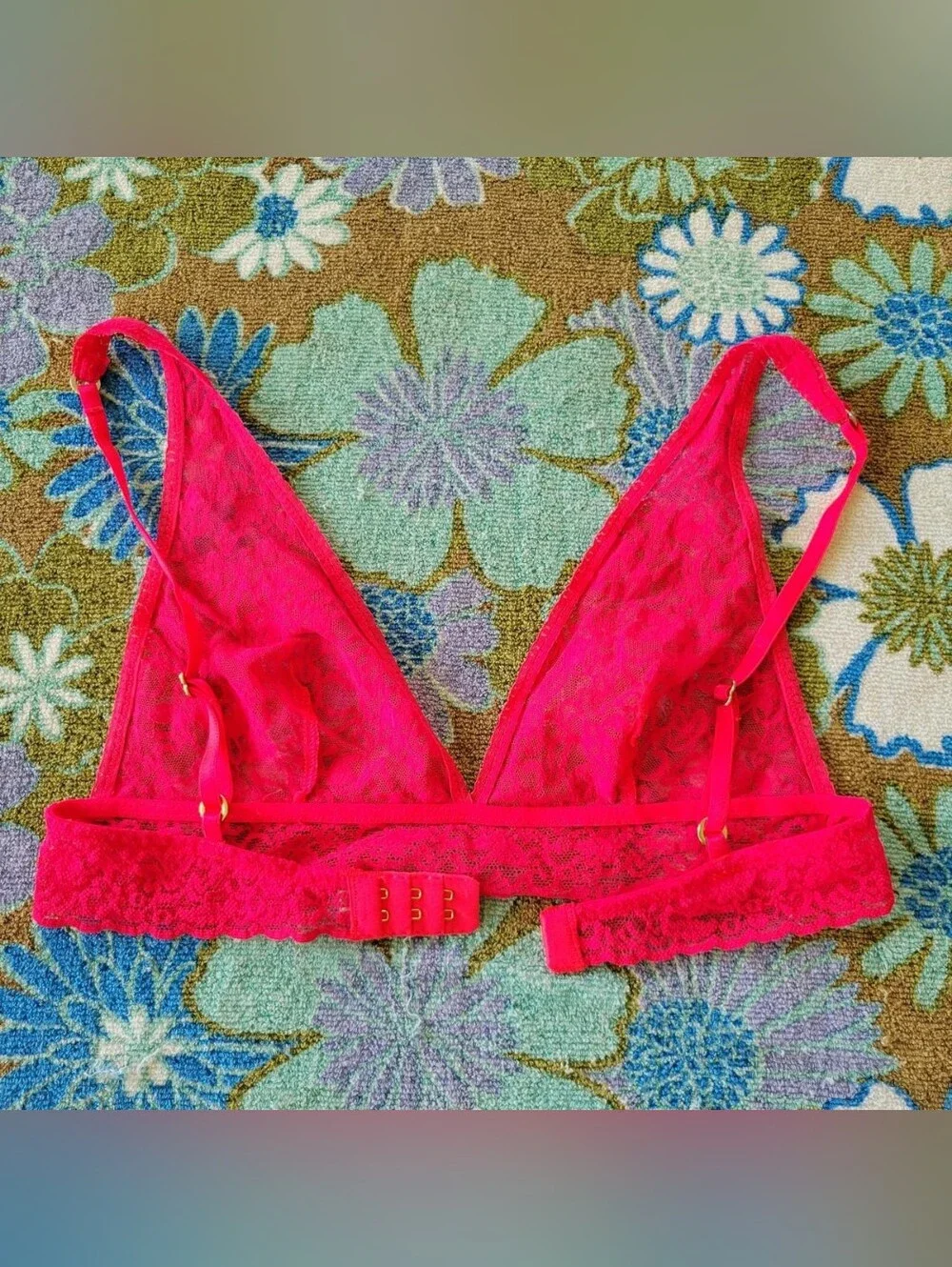 Victoria's Secret | 2009 Hot Pink Lace Bralette